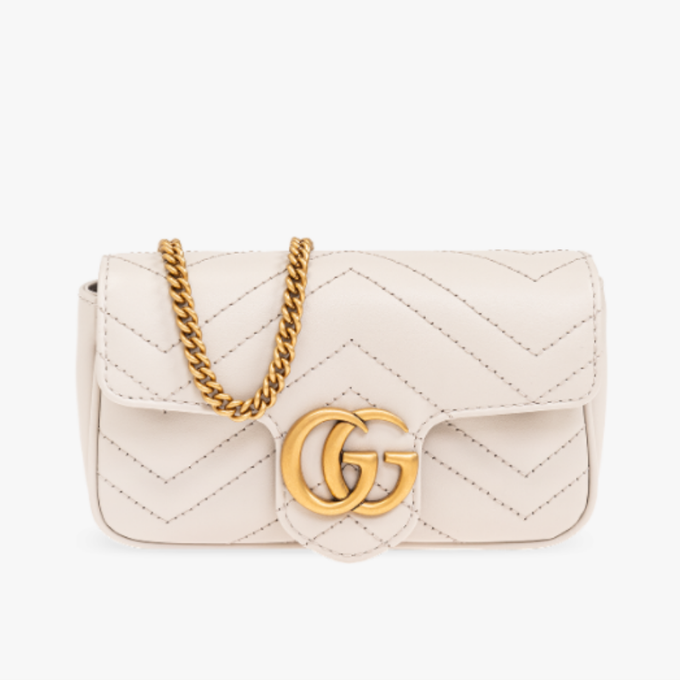 Gucci Marmont Super Mini Bag - Grey